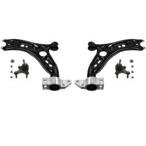 FOR VW GOLF MK5 FRONT LEFT RIGHT SUSPENSION WISHBONE CONTROL ARMS BALL JOINTS