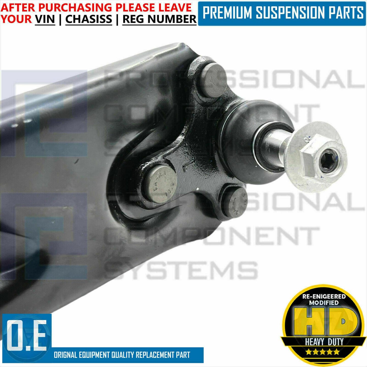 FOR VW GOLF R MK7 AUDI S3 8V FRONT LEFT SUSPENSION WISHBONE CONTROL ARM LH