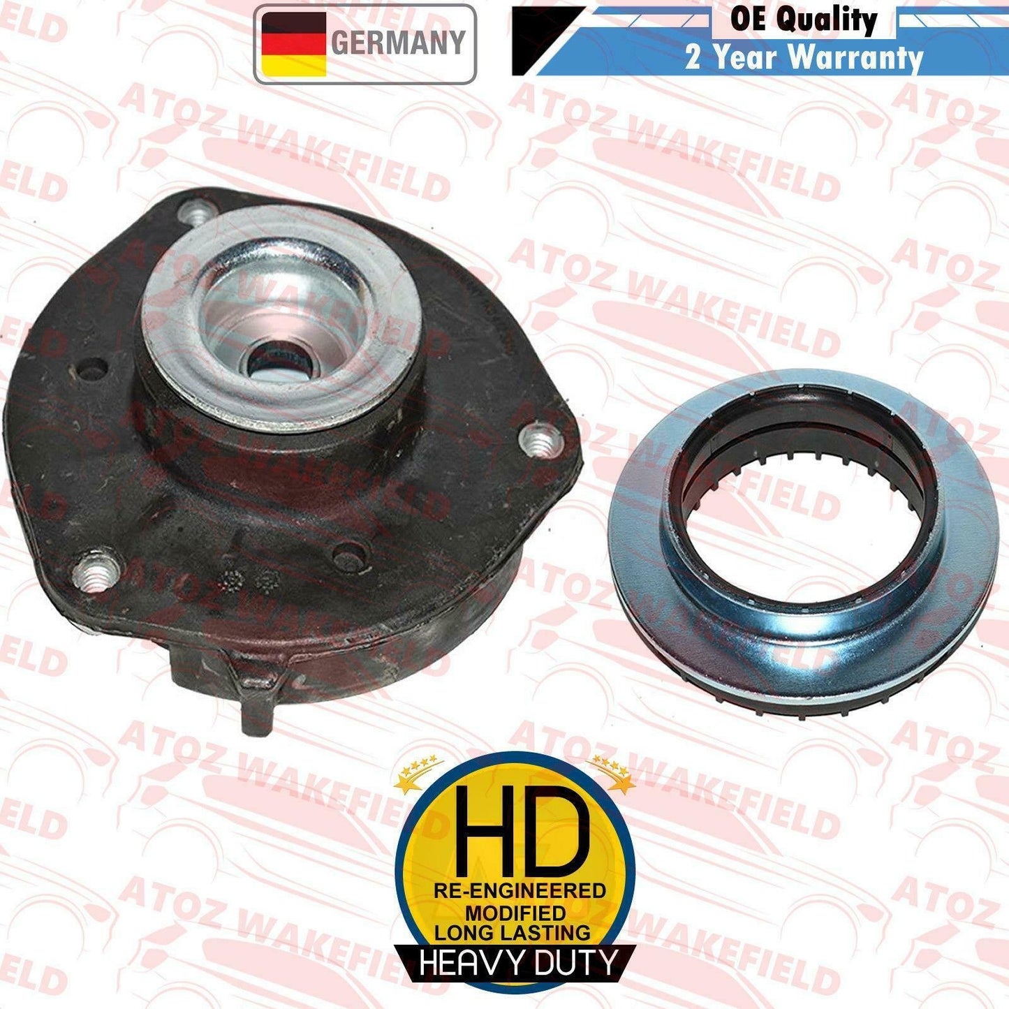FOR VW TIGUAN FRONT SHOCK ABSORBER TOP STRUT MOUNTING MOUNT BEARING KIT