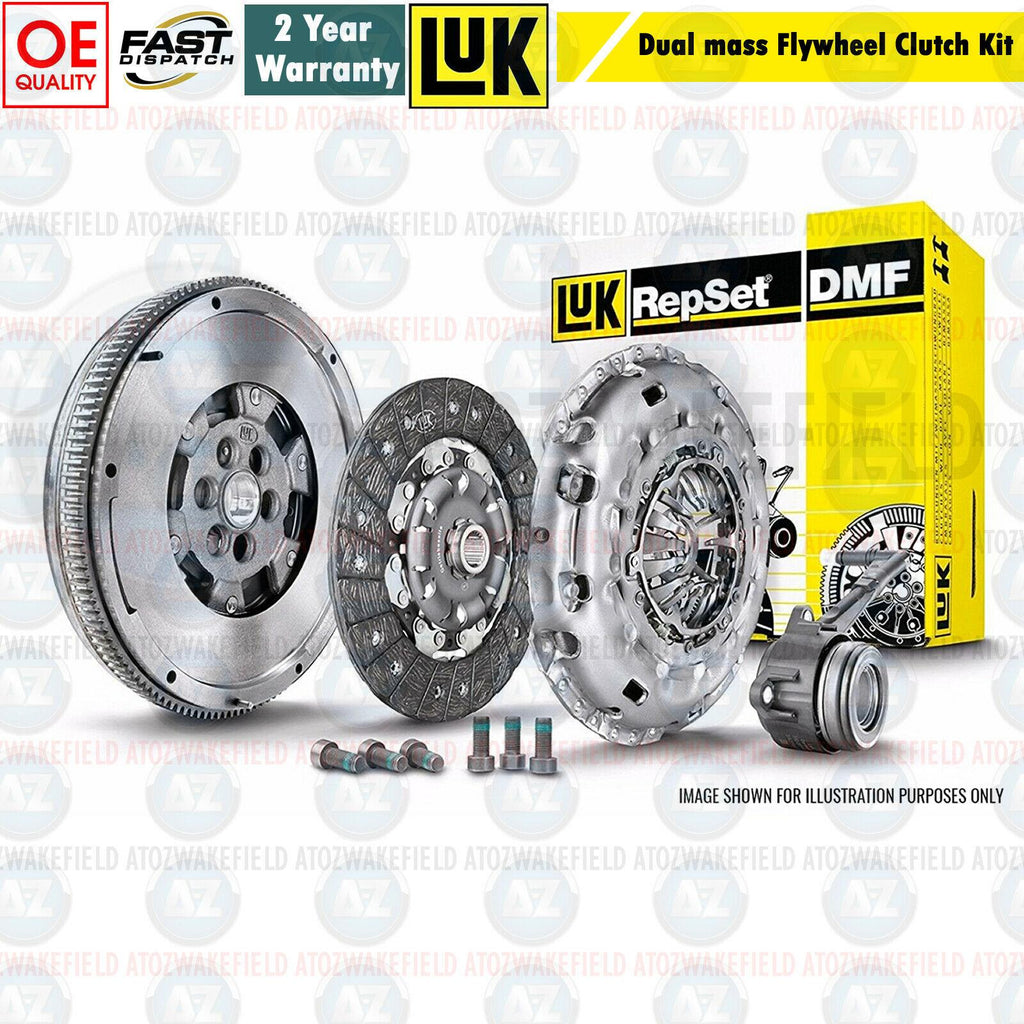 FOR VW TRANSPORTER 2.0 TDi LUK DUAL MASS FLYWHEEL CLUTCH KIT CAAA *NON START*