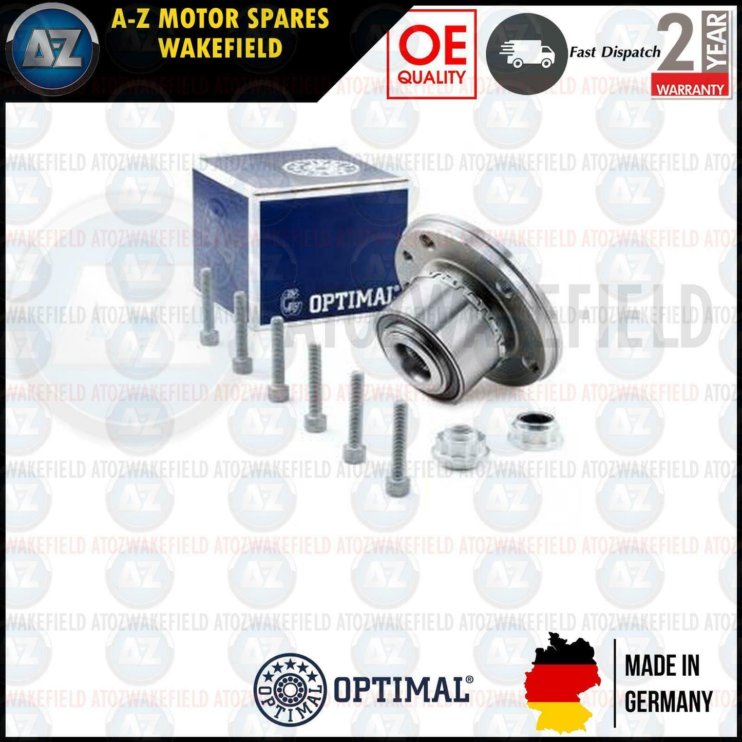 FOR CARAVELLE MULTIVAN TRANSPORTER TOUAREG FRONT REAR WHEEL BEARING HUB GERMAN