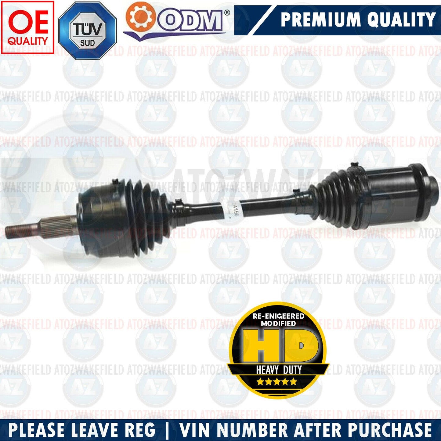 FOR VW TRANSPORTER MULTIVAN CARAVELLE T5 SEMI AUTO FRONT LEFT DRIVESHAFT LH