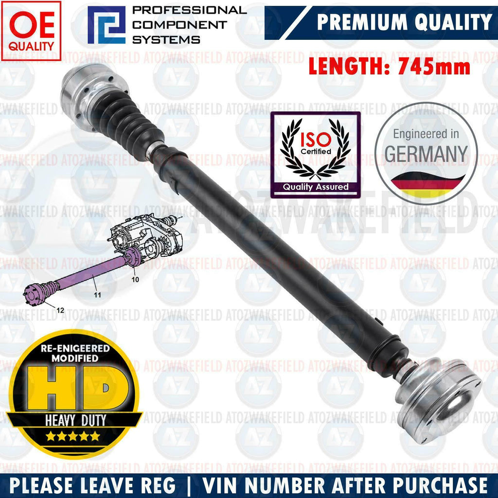 FRONT PROPSHAFT COMPLETE 745mm JEEP GRAND CHEROKEE LIBERTY 52111594AA 52111596AA