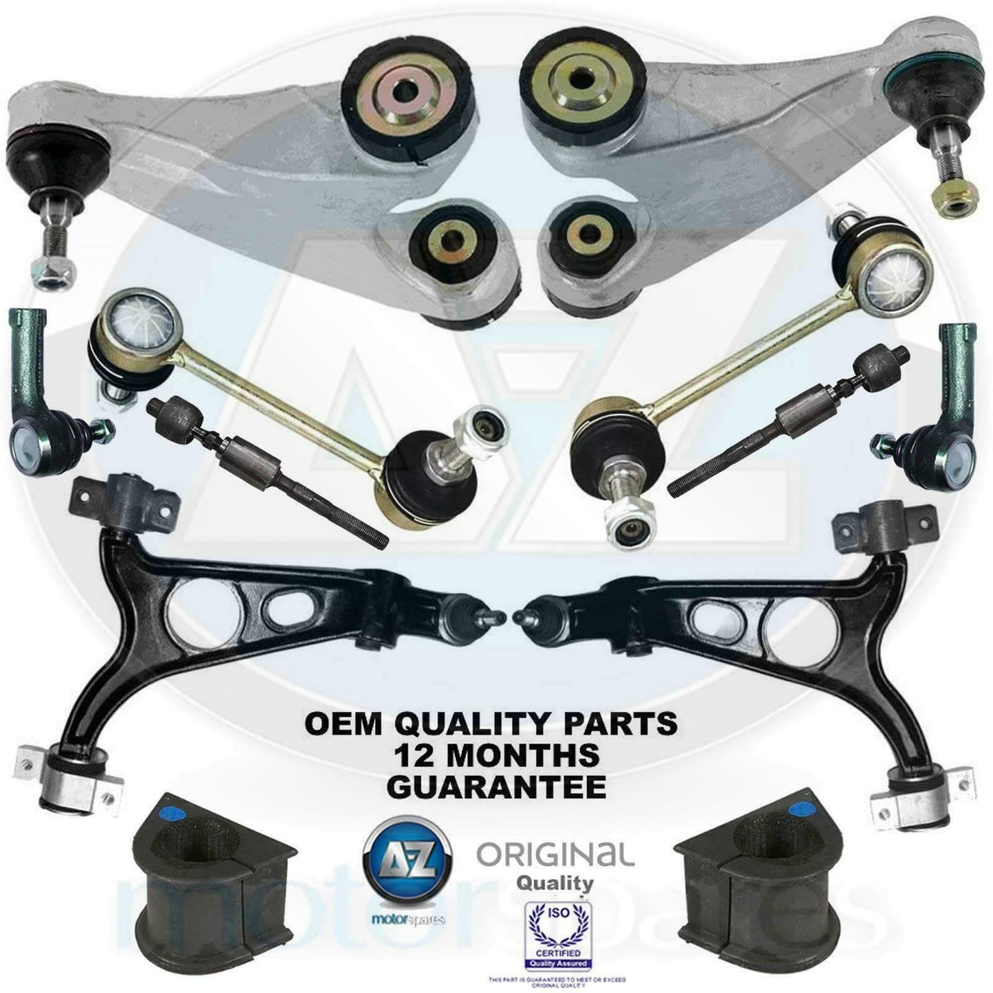 FOR ALFA 147 156 GT FRONT SUSPENSION WISHBONES ARMS TIE TRACK ROD ENDS LINKS KIT