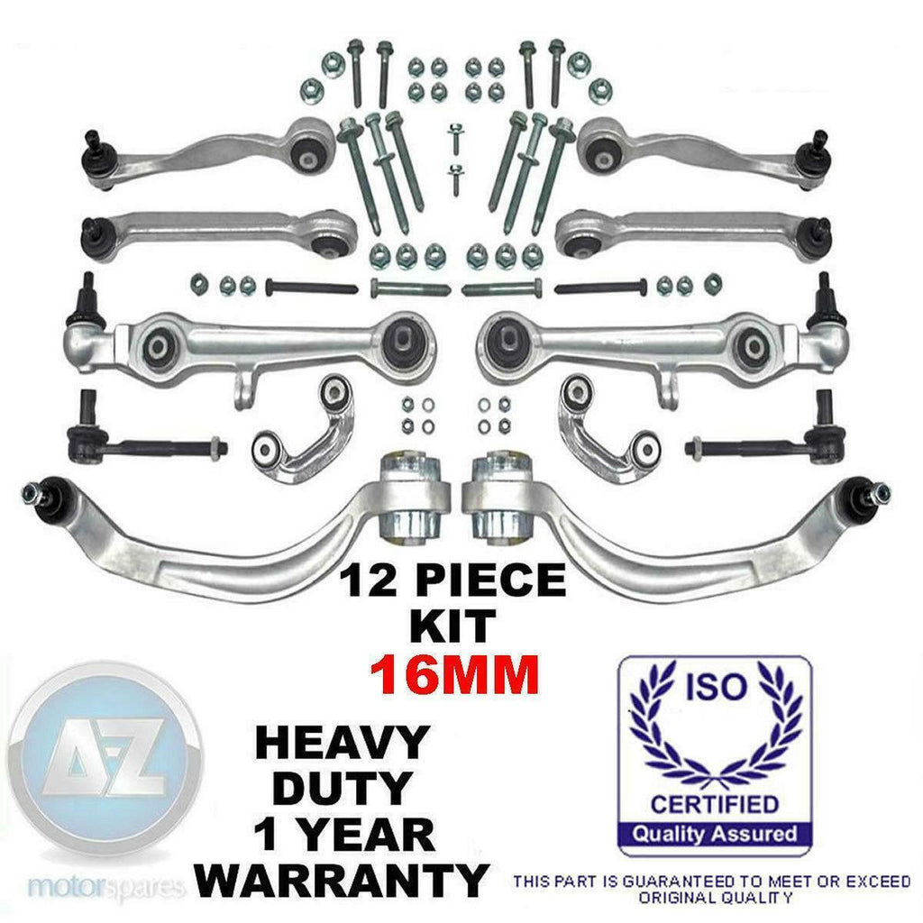 For Audi A6 C5 1997-2004 Front suspension wishbones Arms top bottom full kit 16M