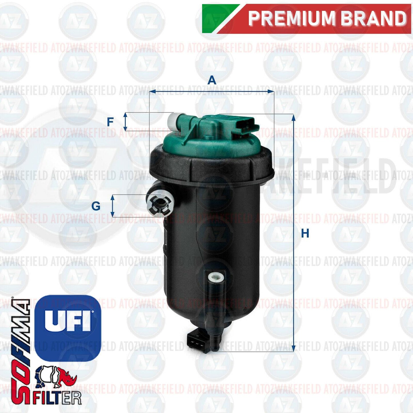 For Fiat Ducato 120 Multijet 2.3 D 4WD 130 150 3.0 160 06-18 Fuel Filter Housing