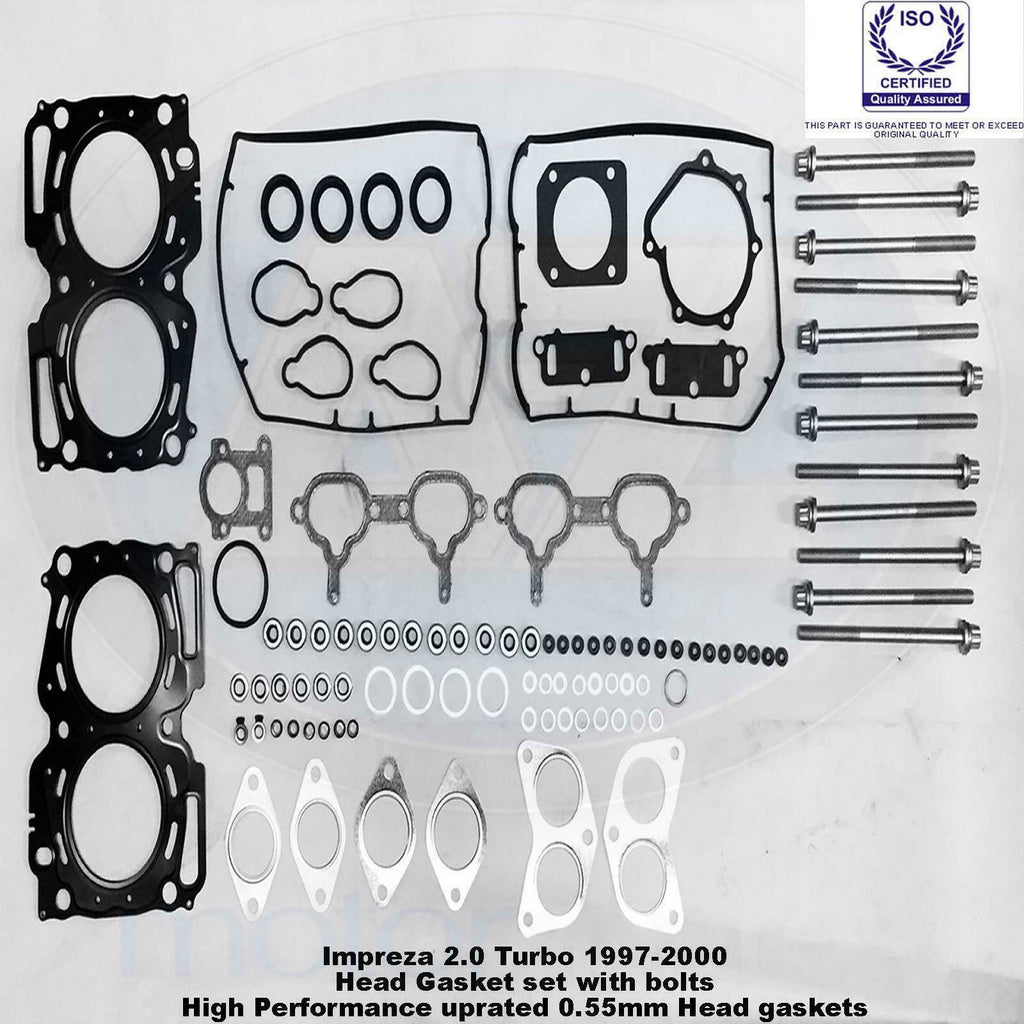 For Impreza 2.0 Turbo 97-00 MLS performance uprated head gasket bolts set kit