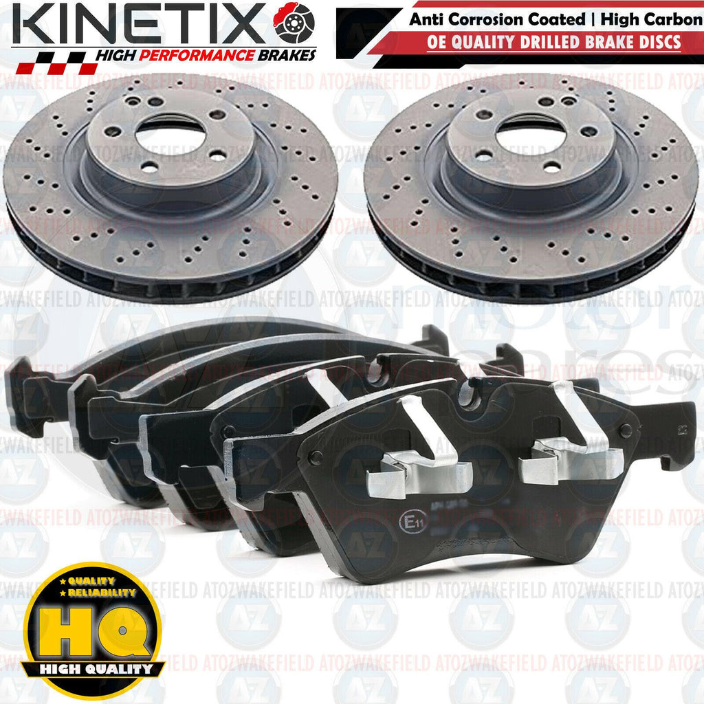 For Mercedes ML320 ML420 CDi ML450 CDi ML500 CDi ML63 AMG Front Brake Discs Pads