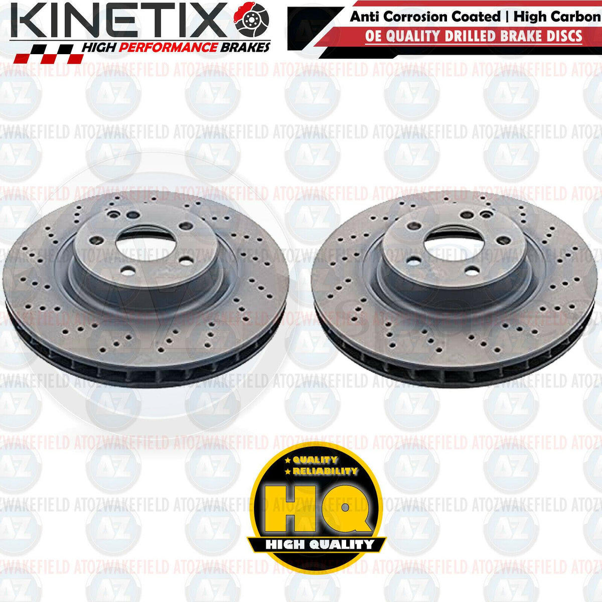 For Mercedes ML320 ML420 CDi ML450 CDi ML500 CDi ML63 AMG Front Brake Discs Pads