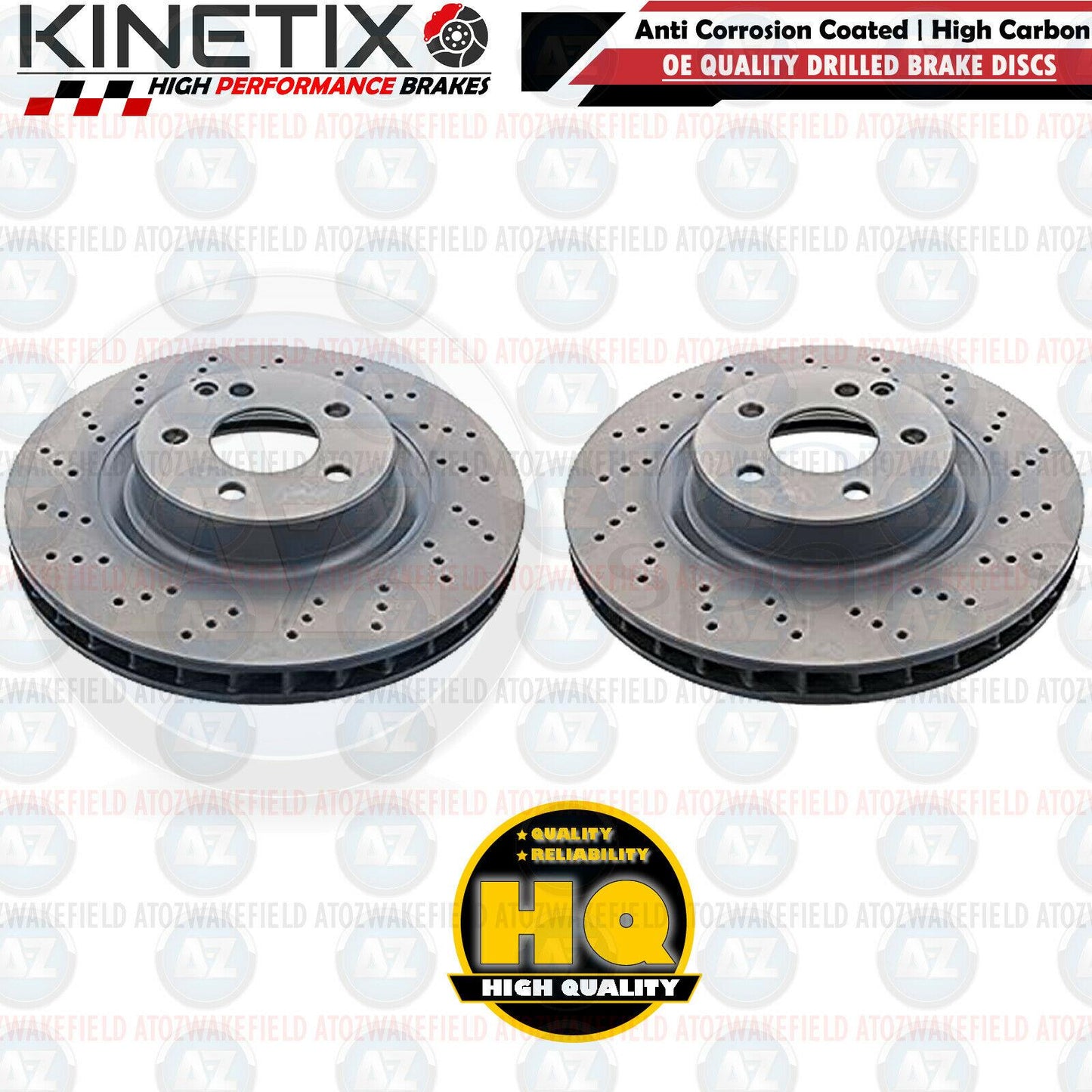 For Mercedes ML320 ML420 CDi ML450 CDi ML500 CDi ML63 AMG Front Brake Discs Pads