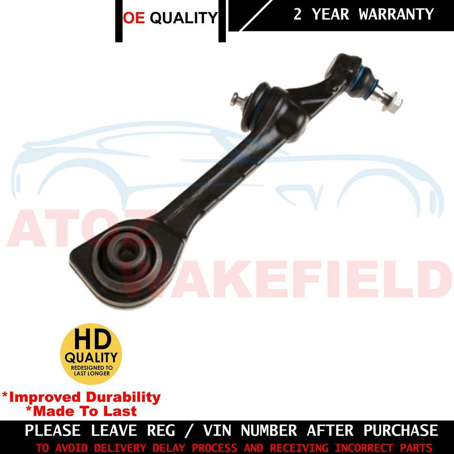For Mercedes S-CLASS W221 Front Lower Rear Right Track Control Wishbone Arm RH