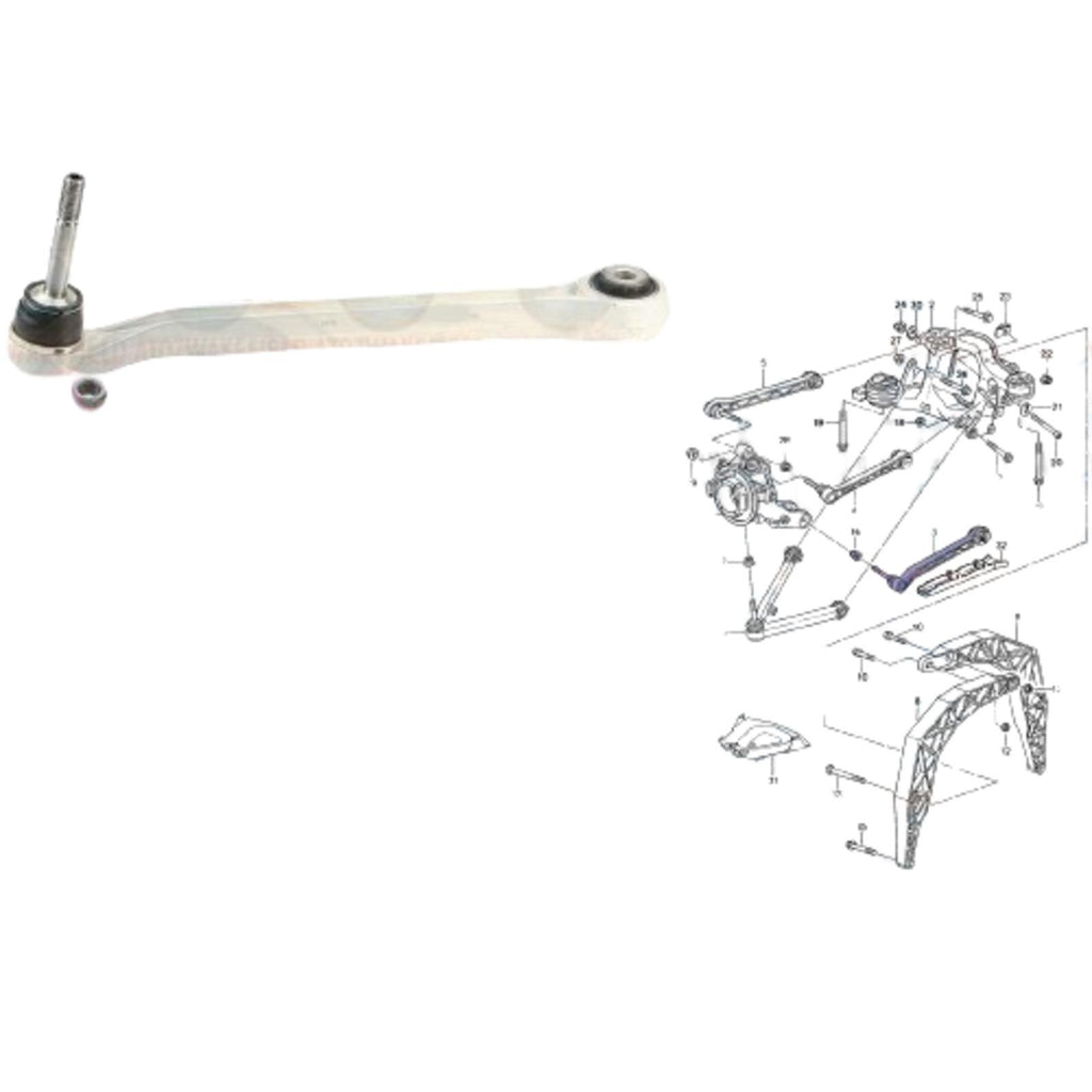 FOR PORSCHE 911 993 3.6 CARRERA 4 RS REAR LOWER SUSPENSION WISHBONE CONTROL ARM