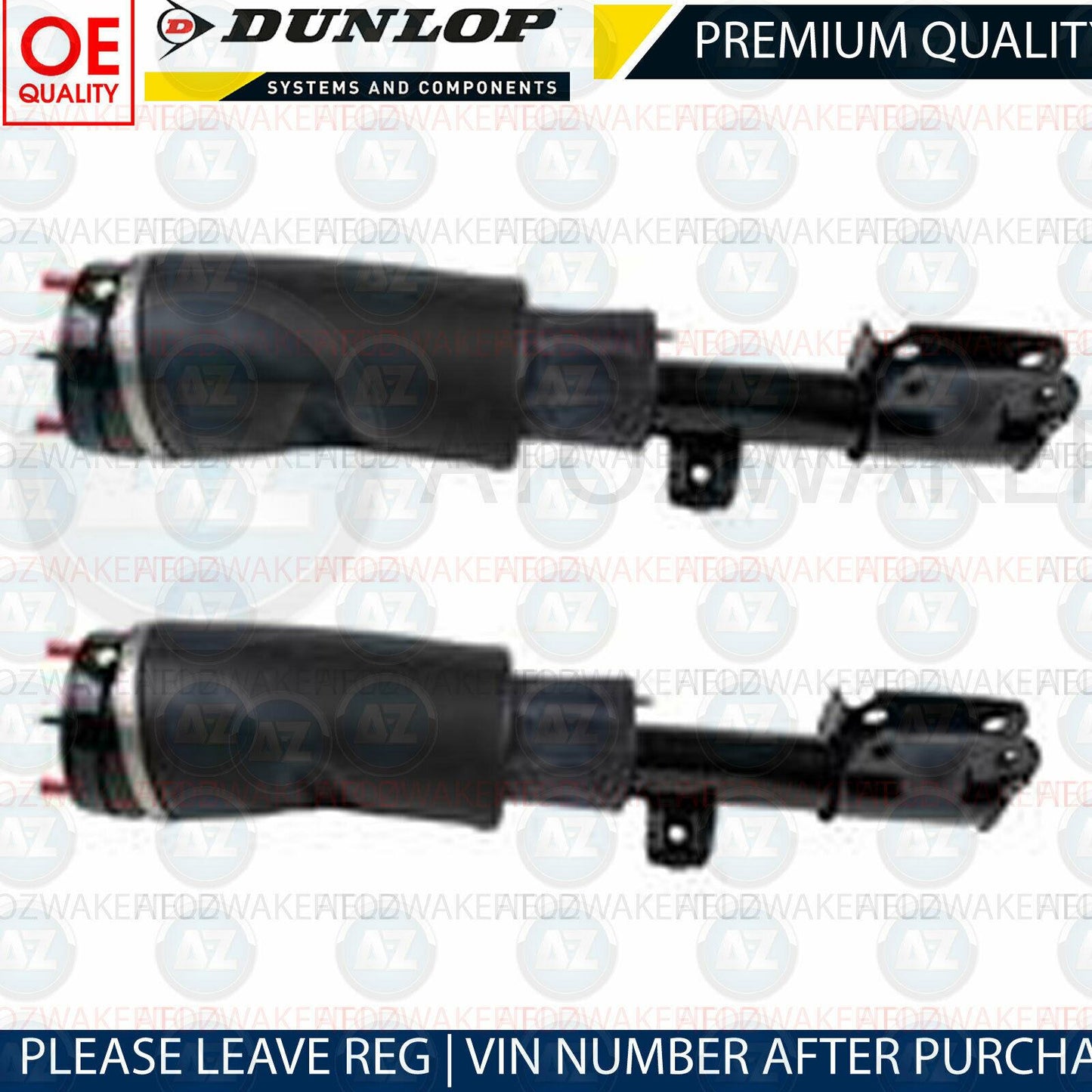 For Range Rover 3.0 MK3 3.6 4.2 4.4 02-05 Front Air Suspension Springs Struts