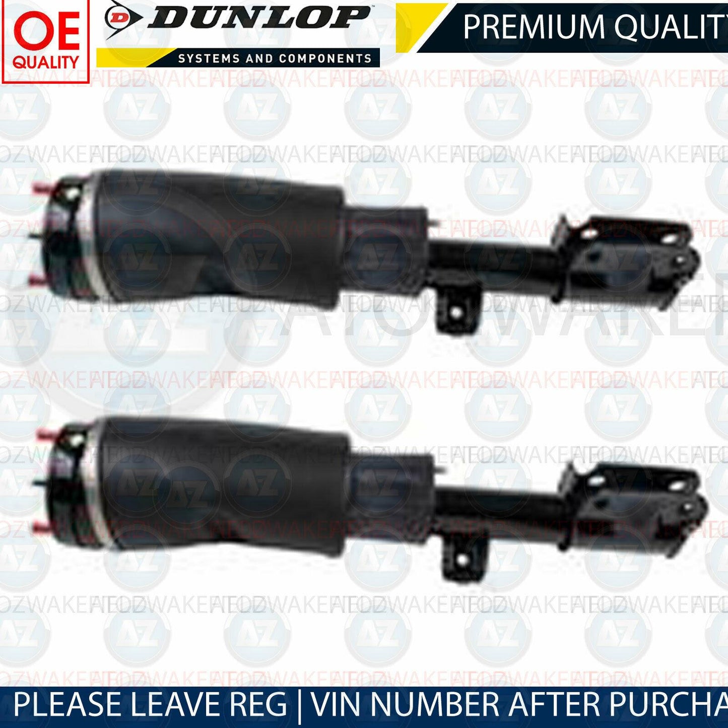 For Range Rover 3.0 3.6 4.2 4.4 02-05 Front Air Suspension Springs Struts LH+RH
