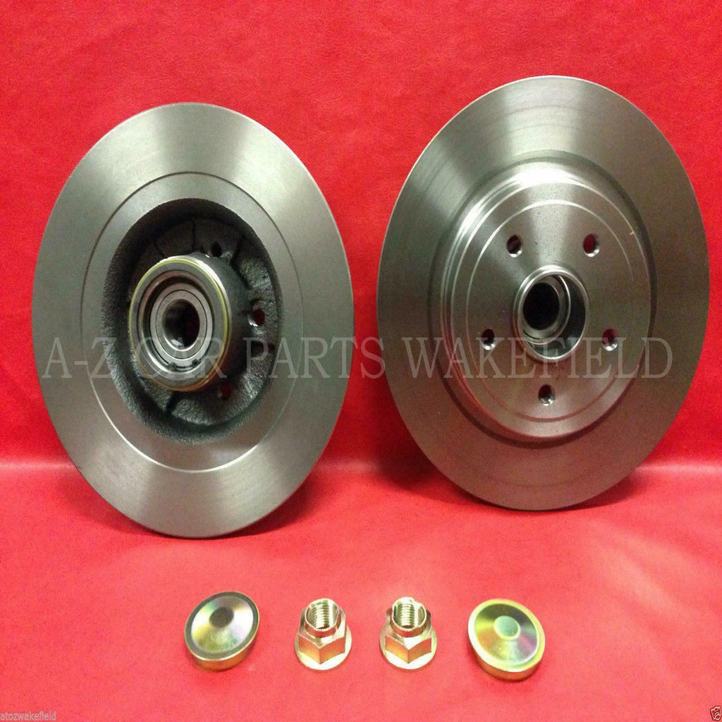 For Renault Laguna MK3 1.5 2.0 3.0 GT DCI TCE Rear Brake Discs + bearings ABS