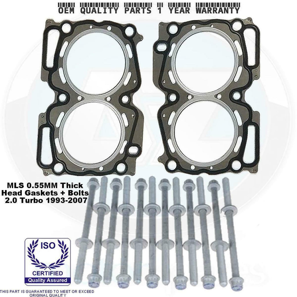 For Subaru 2.0 Turbo Performance uprated MLS metal head gaskets head bolts