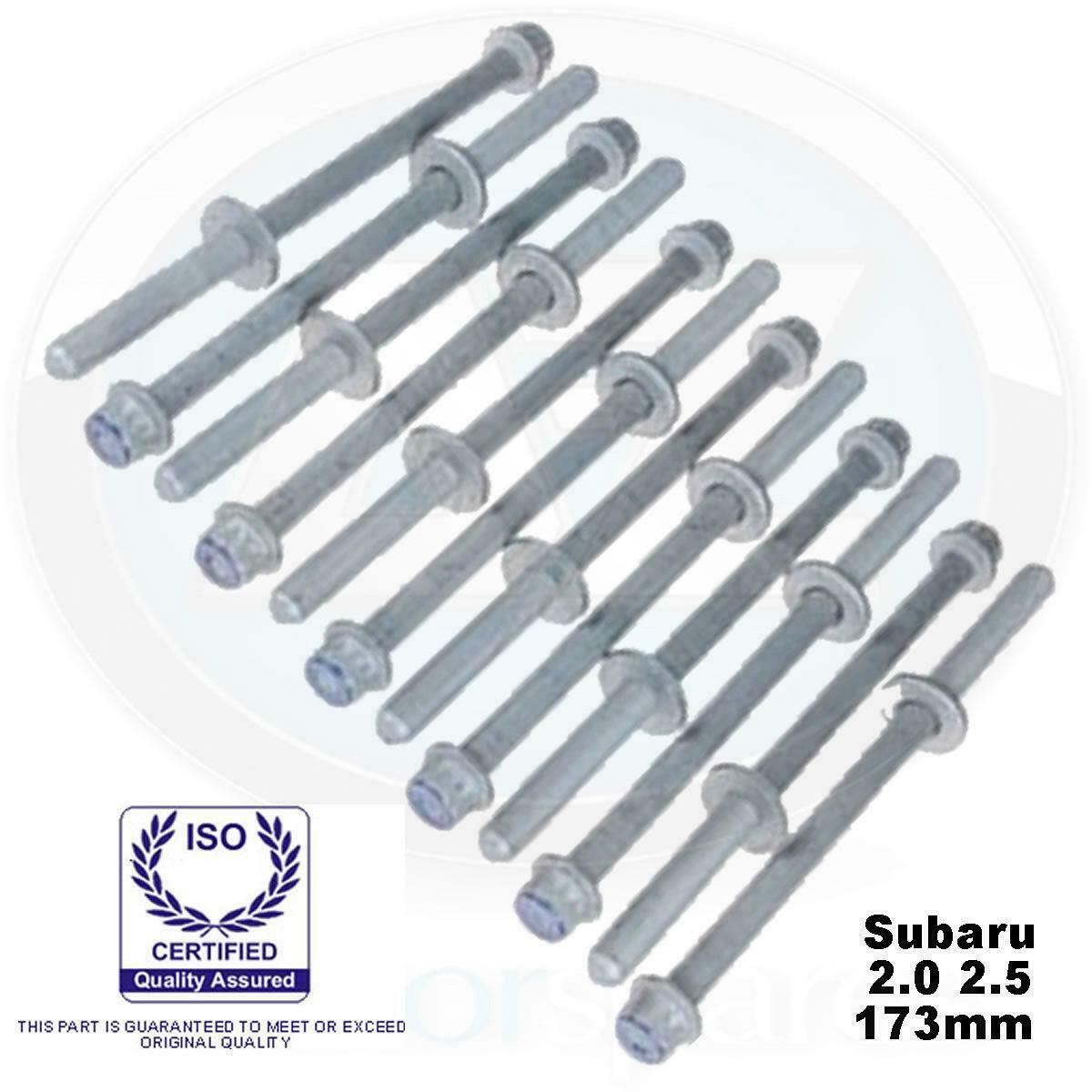 For Subaru Impreza Forester Legacy 2.0 2.5 WRX STI GT Turbo Engine Head bolts