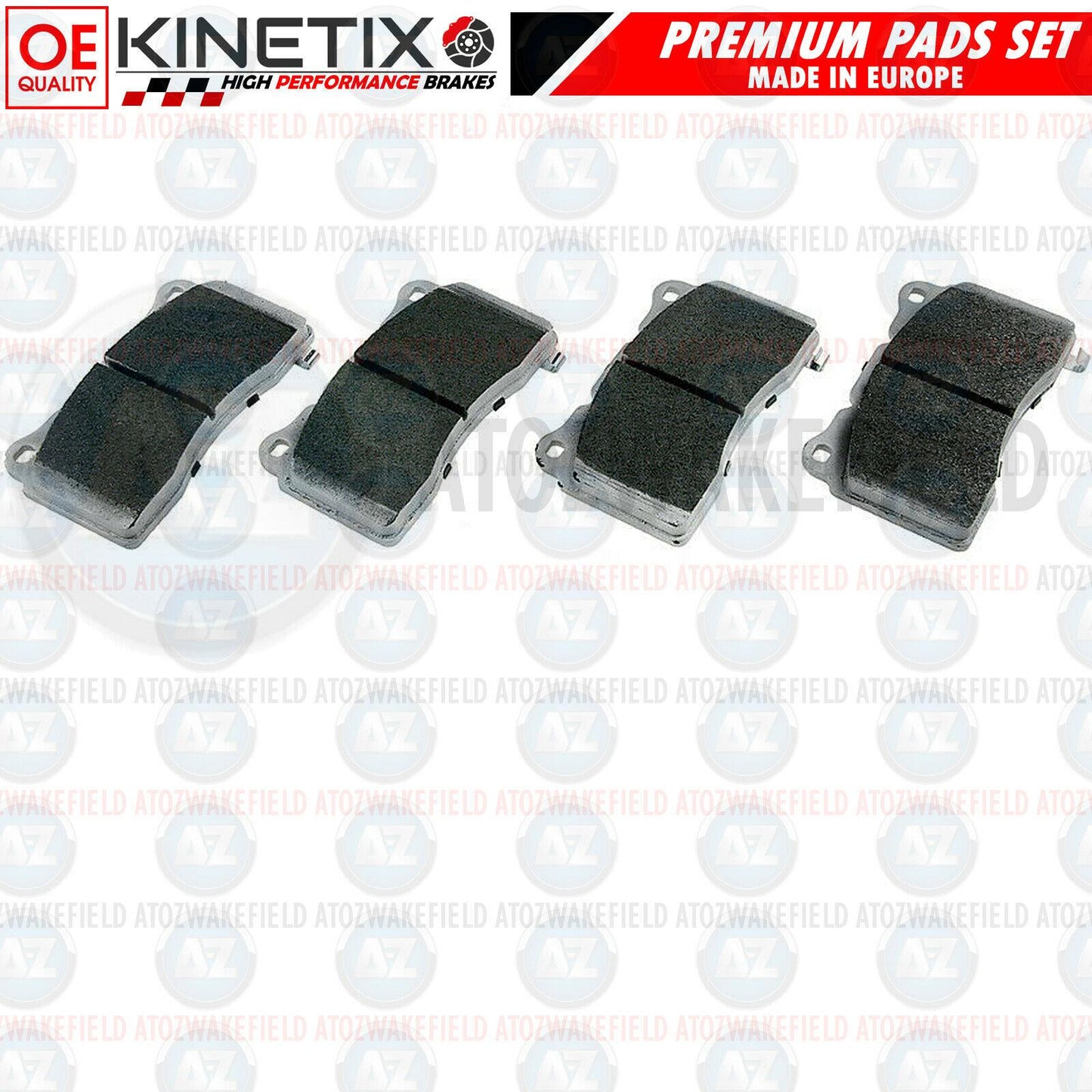 Front Brake Pads Set For Subaru Impreza Cadillac ATS CTS STS Honda Civic Type R