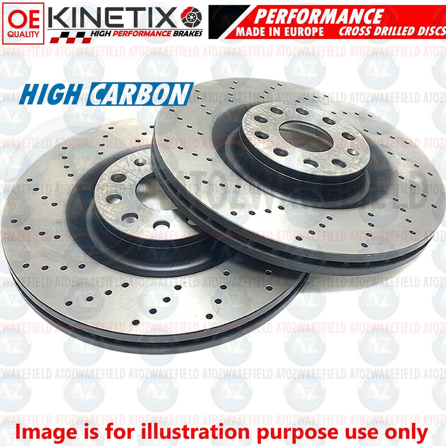 For Toyota Celica 1.8 vvti + t sport 140 190 Front Rear Discs 275mm / 269mm