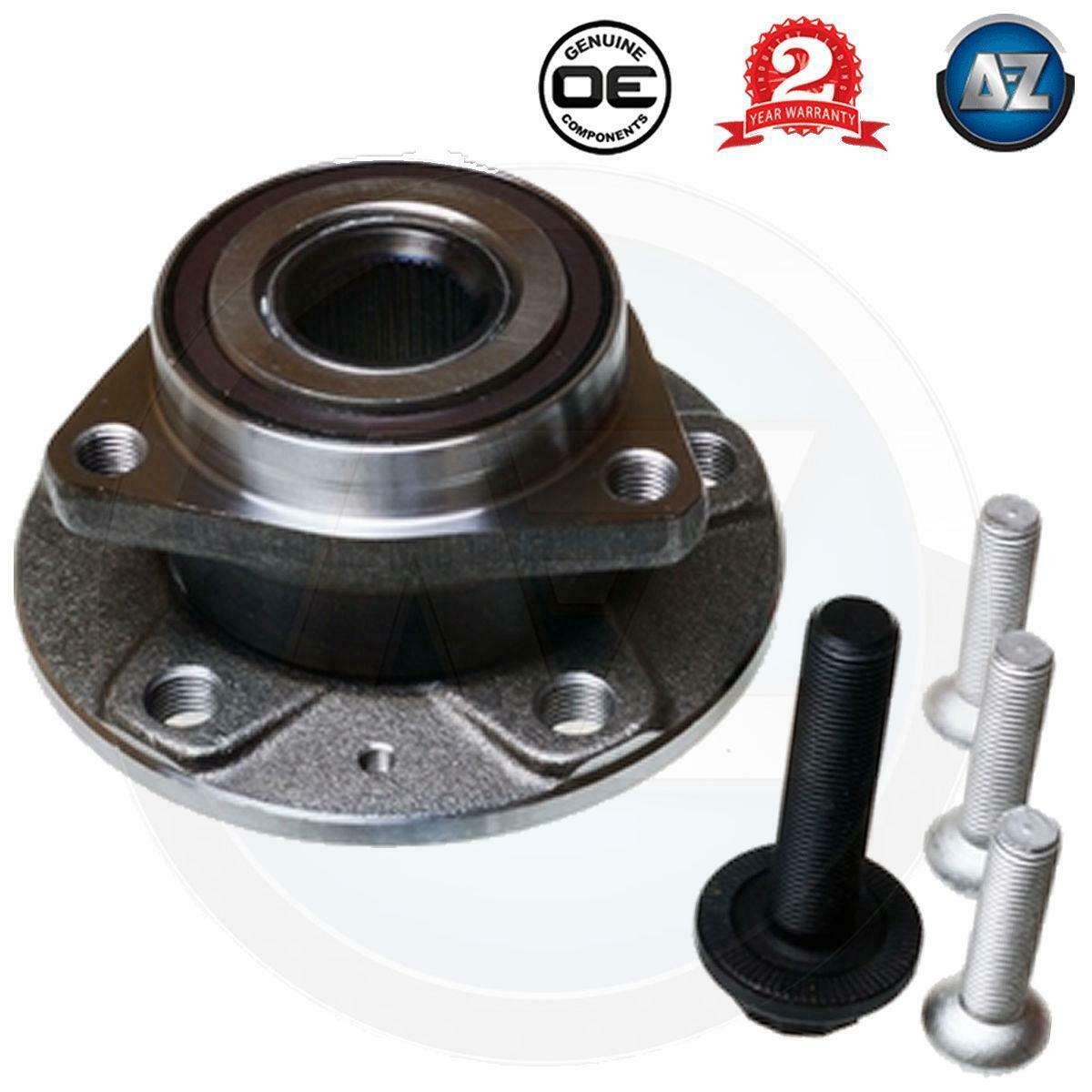 Front Wheel Bearing Hub Kit Audi A3 TT Seat Leon Skoda VW Golf Passat 3 Knuckle