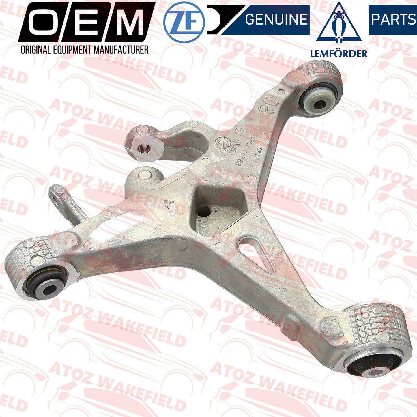 JAGUAR S TYPE LOWER REAR WISHBONE ARM XR848941. LH. VIN RANGE M45255 - N38572