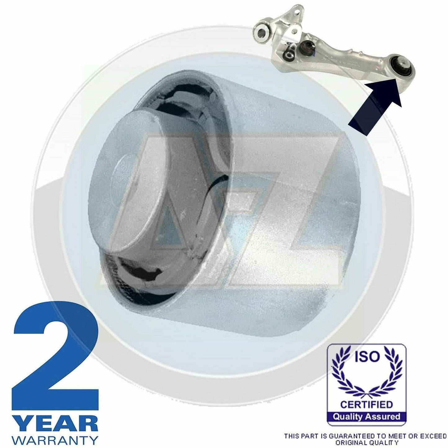 FOR JAGUAR S TYPE XJ X350 X358 FRONT LOWER LATERAL CONTROL ARM REAR BUSH HD