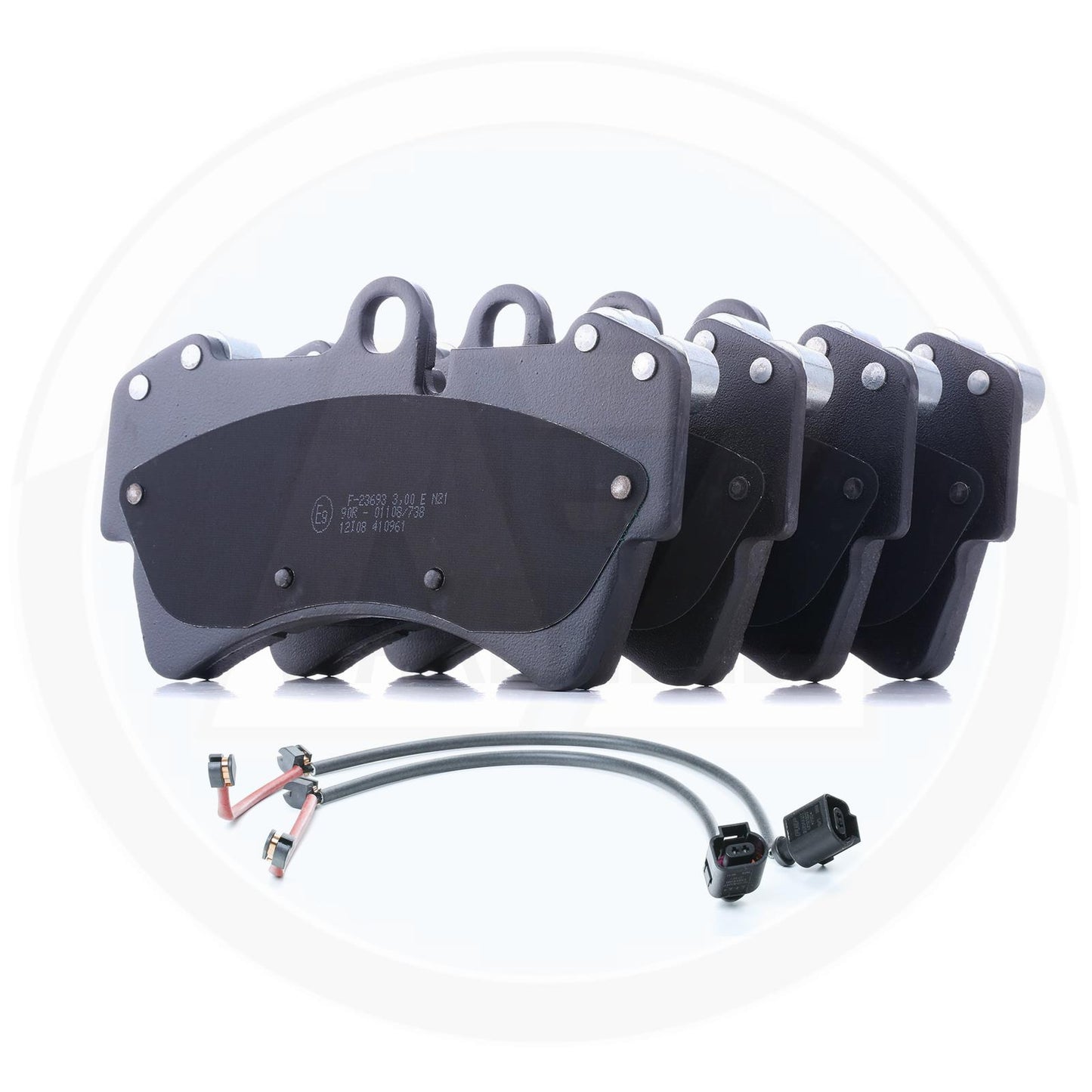 FOR AUDI Q7 4.2 TDI 07-15 OE QUALITY FRICTION FRONT BRAKE PADS SET WEAR SENSORS