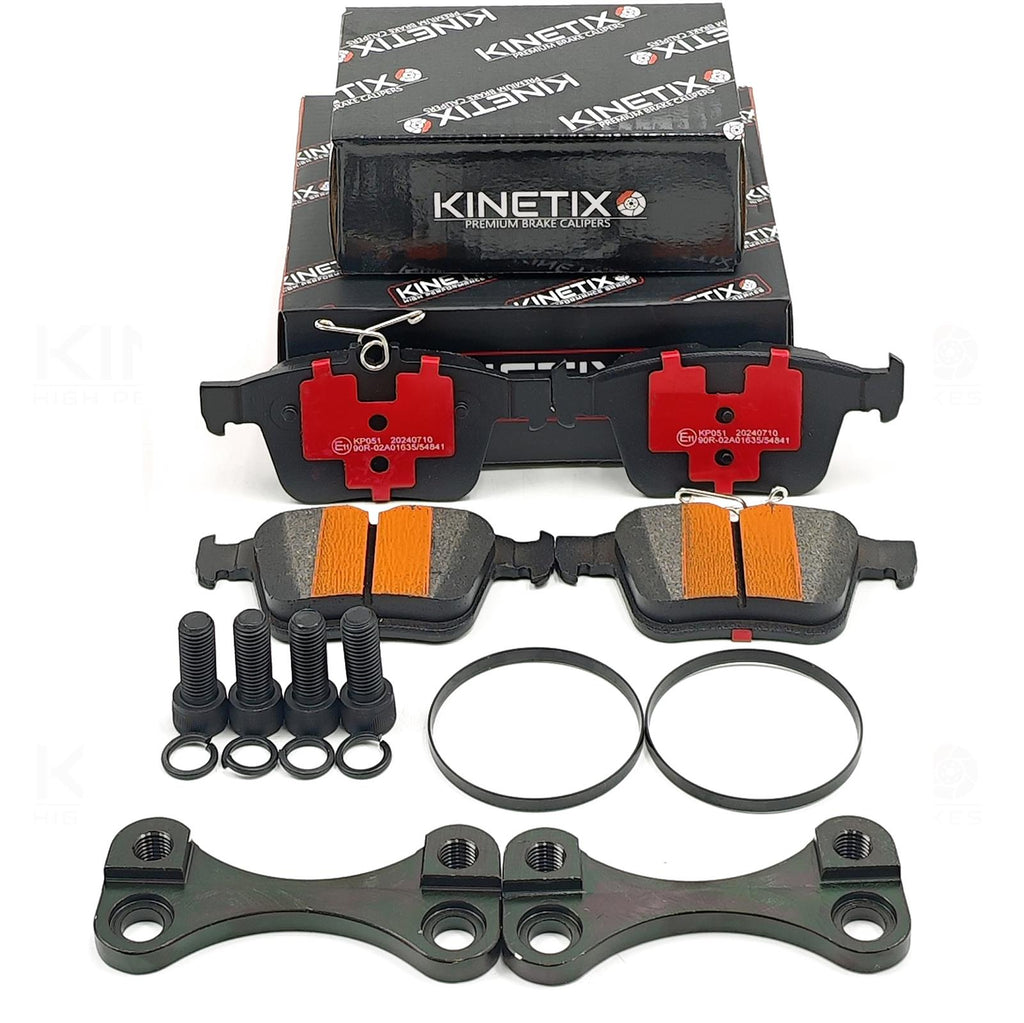 FOR S3 TTS TTRS GOLF R GTI T-ROC R 356mm REAR BIG BRAKE DISCS UPGRADE ADAPTERS