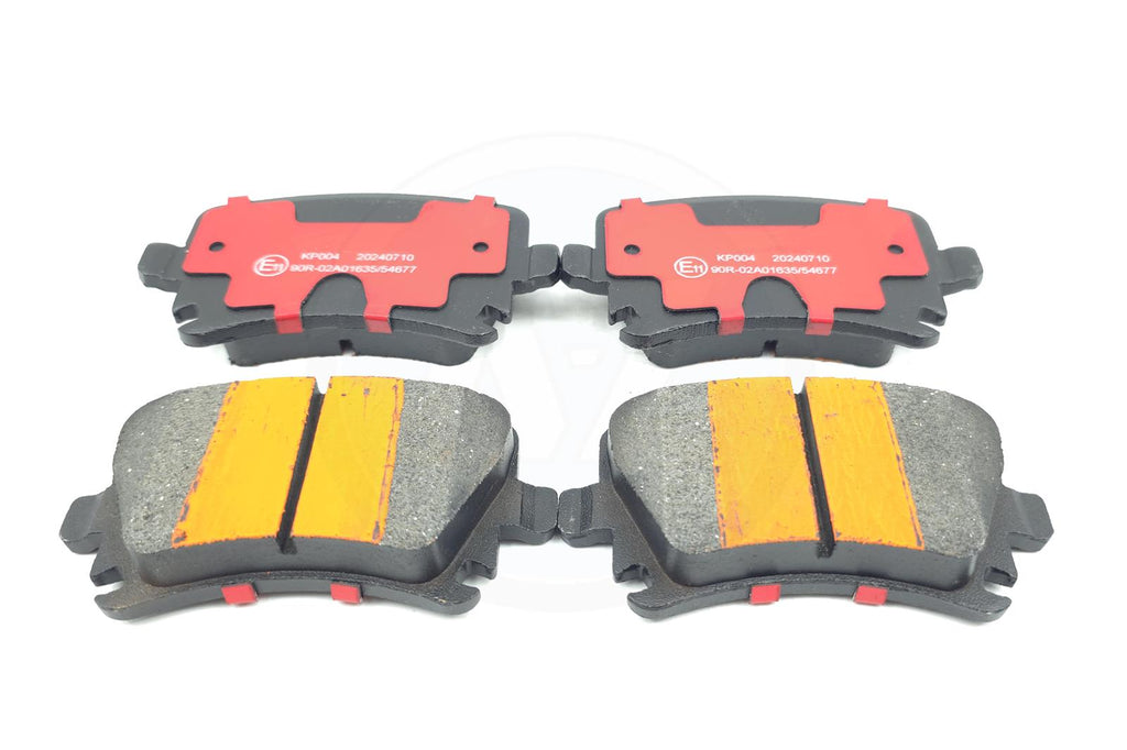 FOR AUDI SEAT SKODA VW REAR AXLE PERFORMANCE RACING BRAKE PADS SET