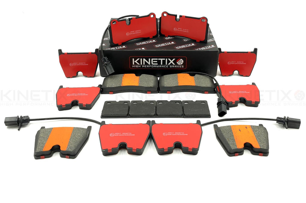 FOR AUDI R8 4.2 FSI 5.2 FSI FRONT REAR PERFORMANCE BRAKE PADS SET 2007-