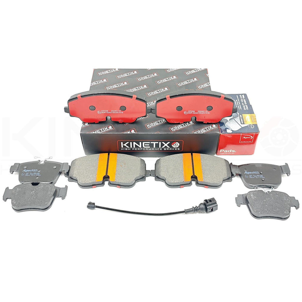 FOR AUDI S3 8Y VW ARTEON R GOLF R TIGUAN R CUPRA LEON FRONT REAR BRAKE PADS SET