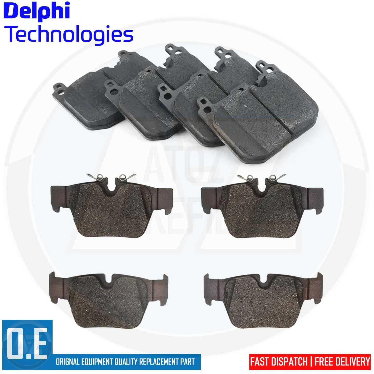 FOR BMW M135i M235i 128ti MINI JOHN COOPER WORKS GP FRONT REAR BRAKE PADS DELPHi