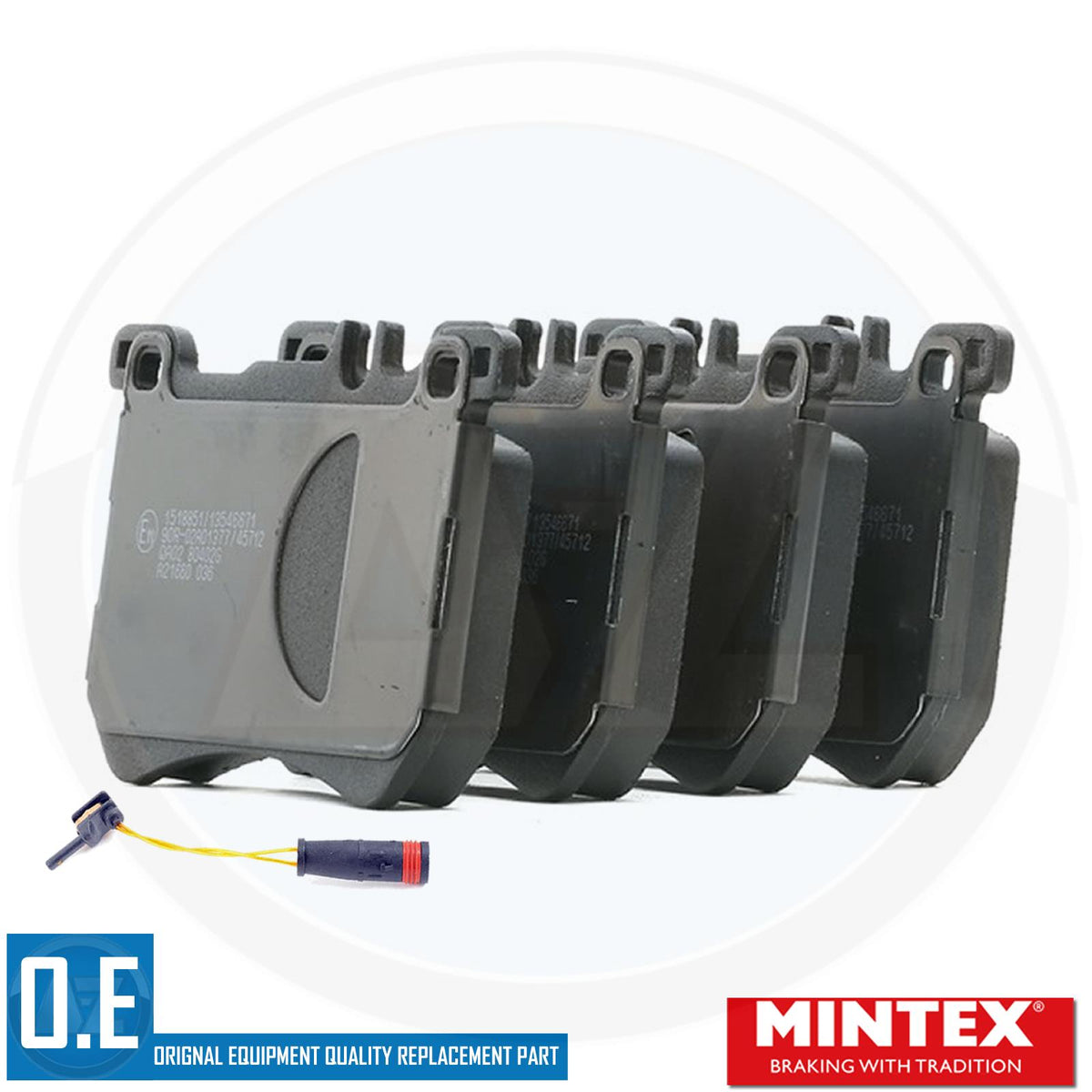 FOR MERCEDES S-CLASS S350 S400 SL350 SL400 S500 MINTEX FRONT BRAKE PADS & SENSOR