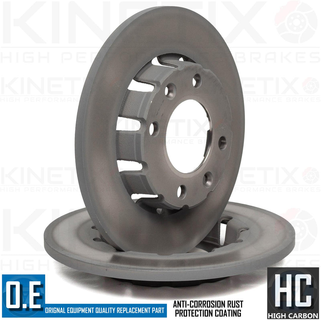 FOR VAUXHALL OPEL CORSA F MOKKA PEUGEOT 208 2008 REAR COATED BRAKE DISCS 249mm