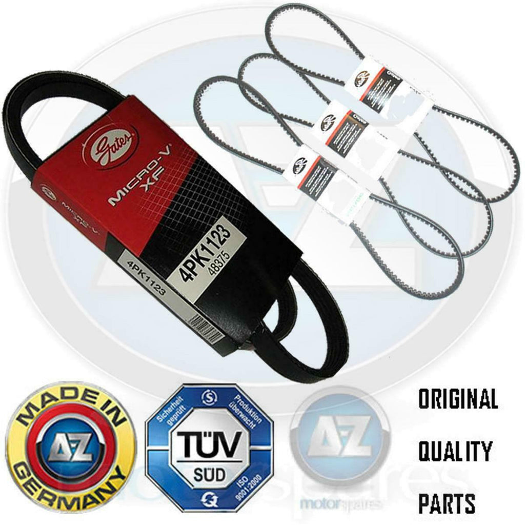 FOR Mitsubishi L200 2.5 TD Diesel Engine crank shaft pulley drive fan belts kit