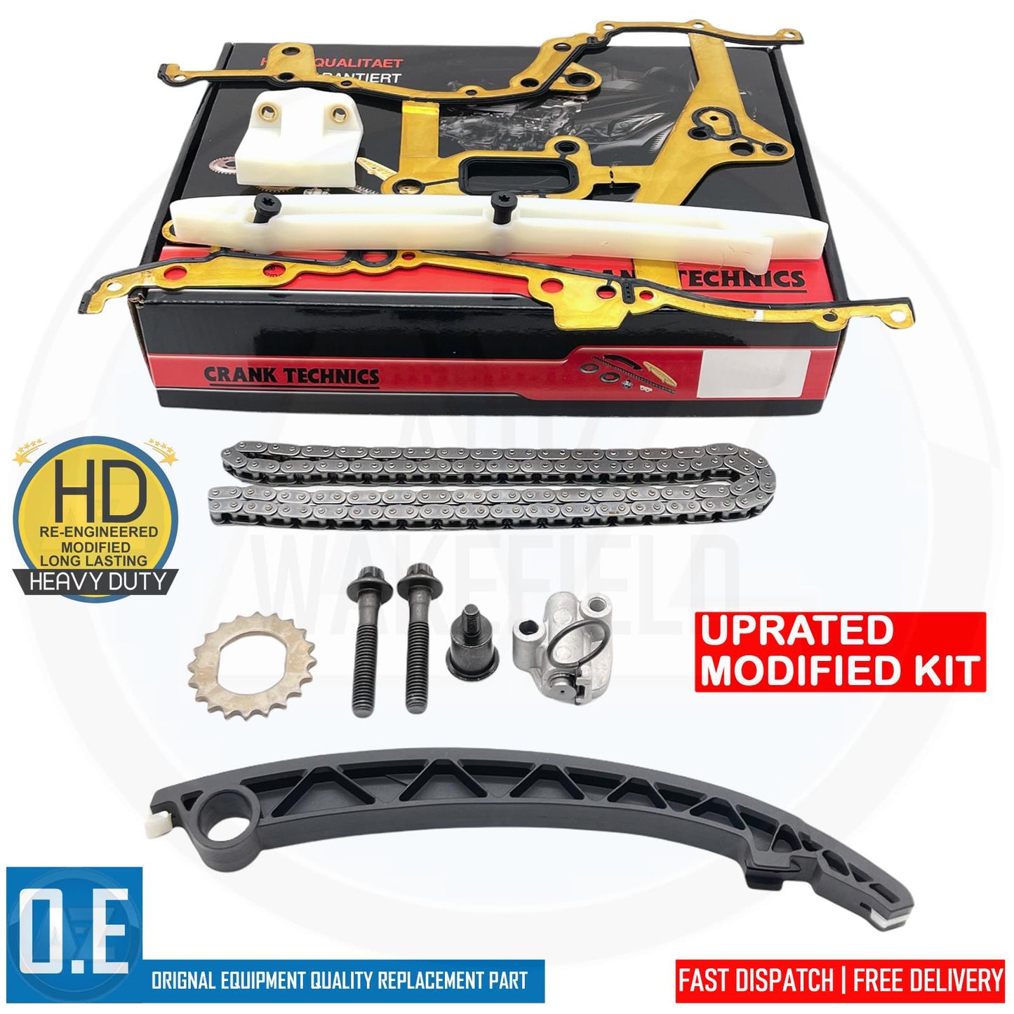 FOR VAUXHALL CORSA D 1.2 1.4 2010- PETROL ENGINE TIMING CHAIN TIMING CHAIN KIT