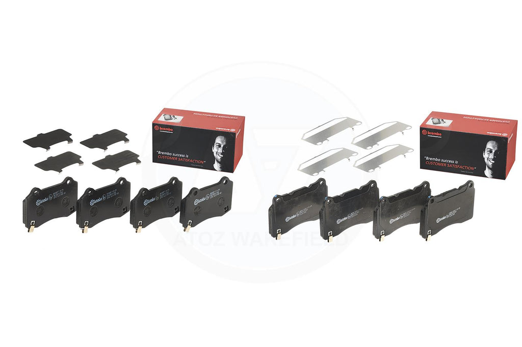 FITS TESLA MODEL S (5YJS) 2012- BREMBO FRONT REAR BRAKE PADS SET FR RR