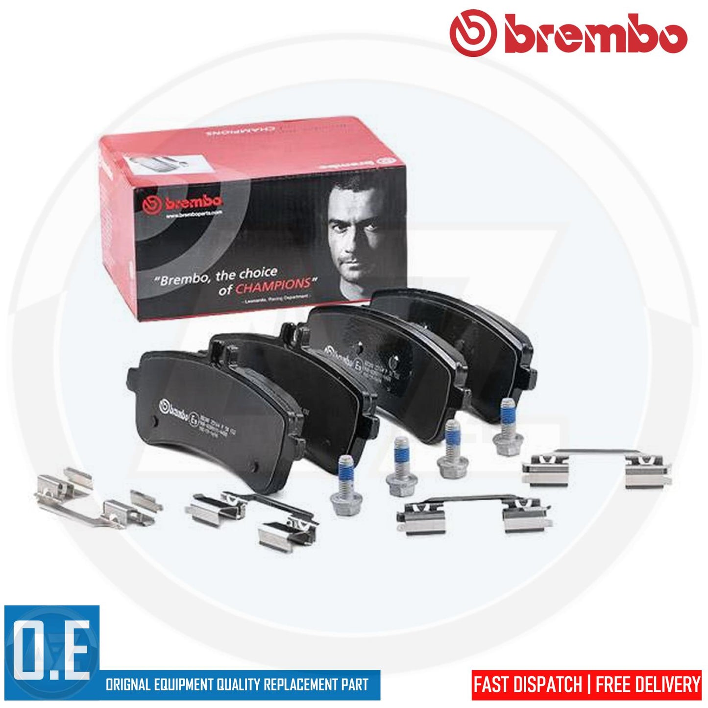 FOR MERCEDES AMG GT C63 C63S E63 E63S S63 S65 BREMBO REAR BRAKE DISCS PADS WIRE