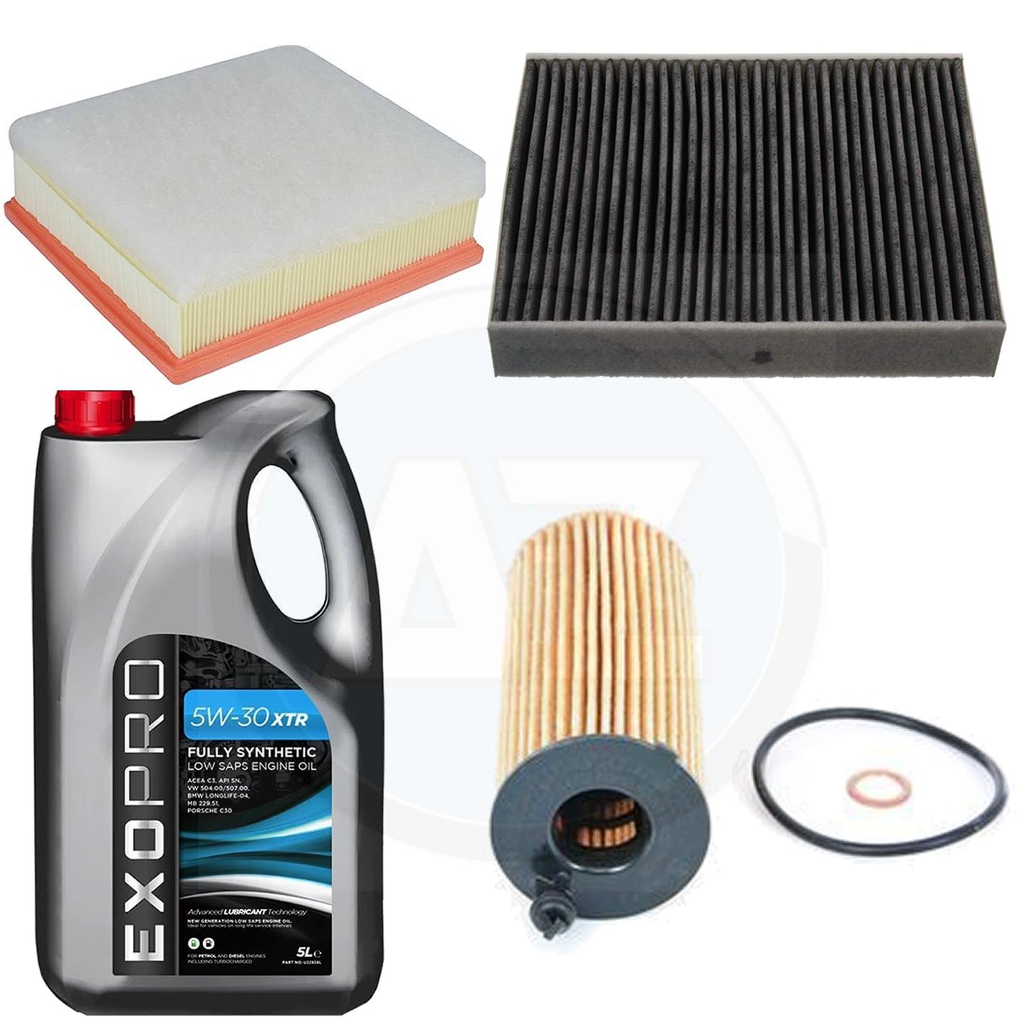 SERVICE KIT FOR BMW 118d 218d 318d 418d 518d X3 18d AIR OIL CABIN FILTER 5L OIL