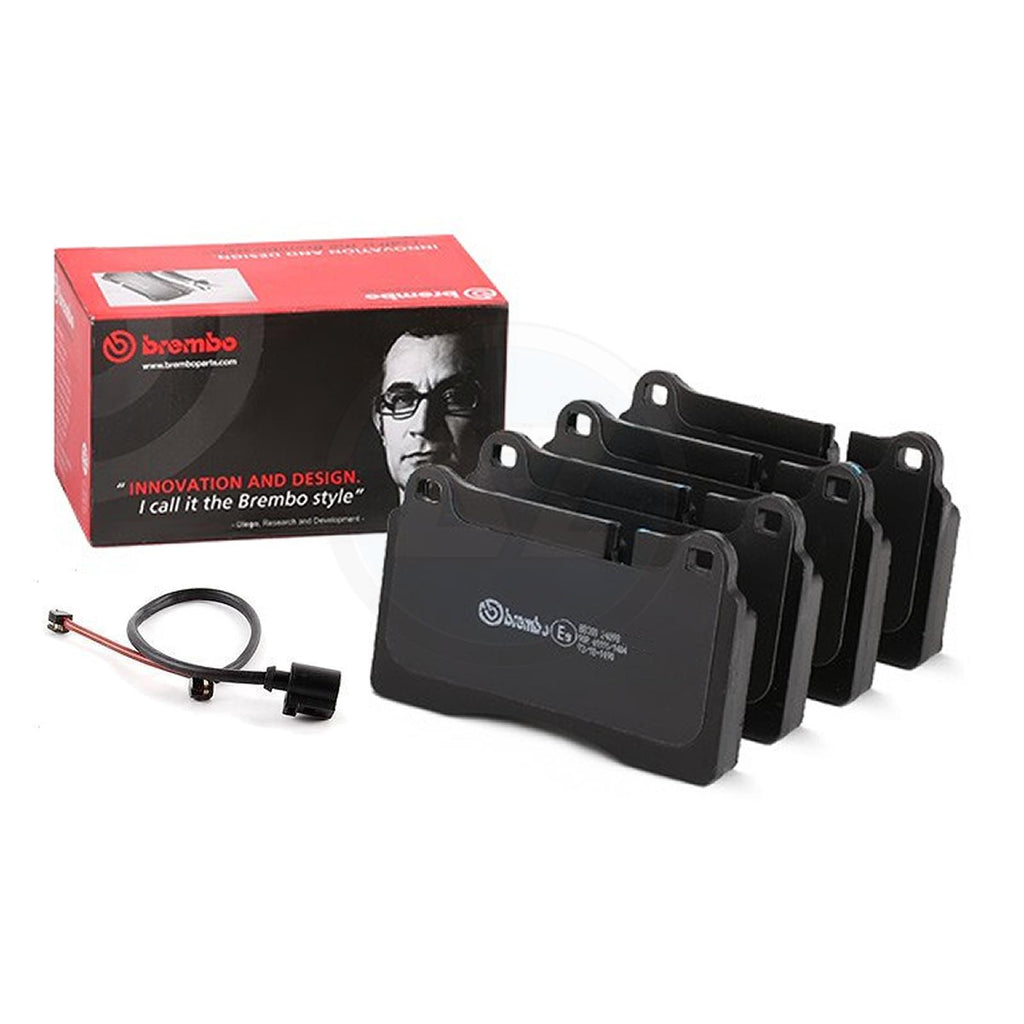 FOR AUDI RS3 8P TT RS 8J3 8J9 BREMBO FRONT BRAKE PADS SET WEAR WIRE SENSOR