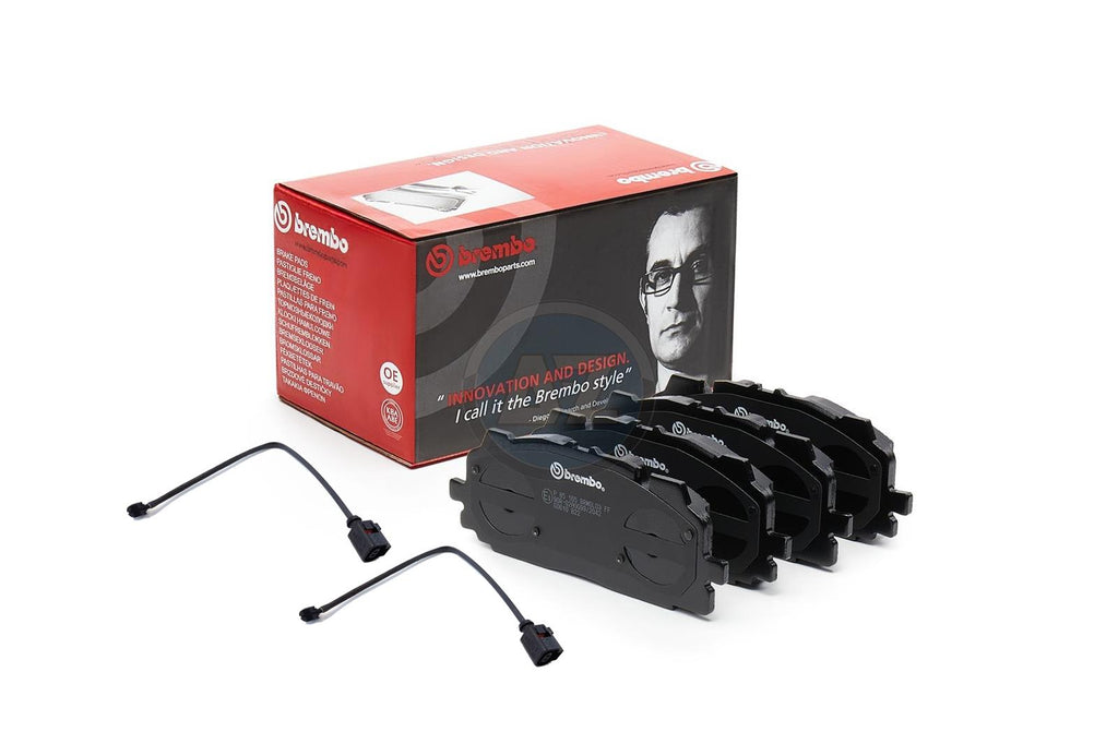 FITS AUDI RS3 8Y RSQ3 RS Q3 F3B F3N BREMBO FRONT BRAKE PADS & WEAR WIRE SENSORS