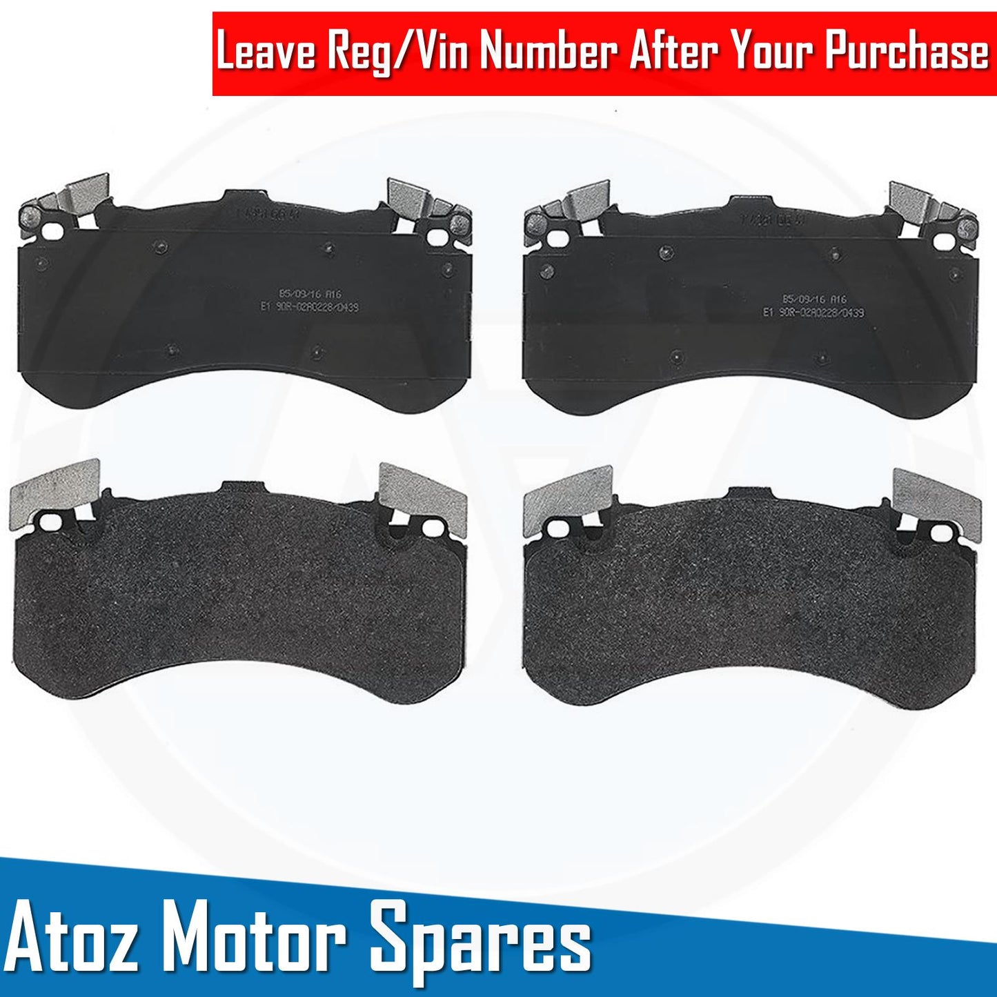FOR BENTLEY MULSANNE FRONT OE QUALITY PREMIUM BRAKE PADS 3Y0698151