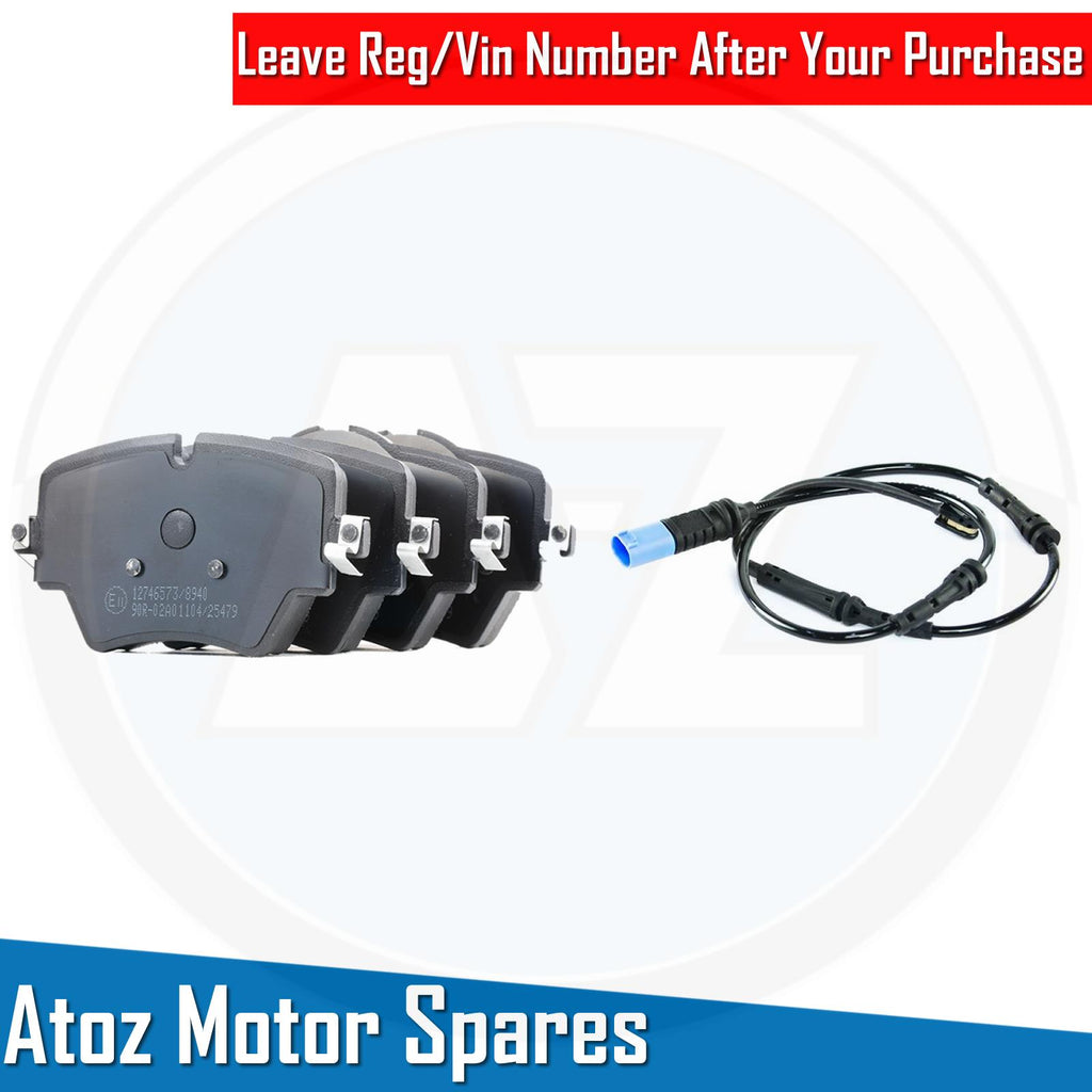 FOR BMW 320d 320i 420d 420i G20 G21 G22 G23 G26 FRONT BRAKE PADS SET WEAR SENSOR