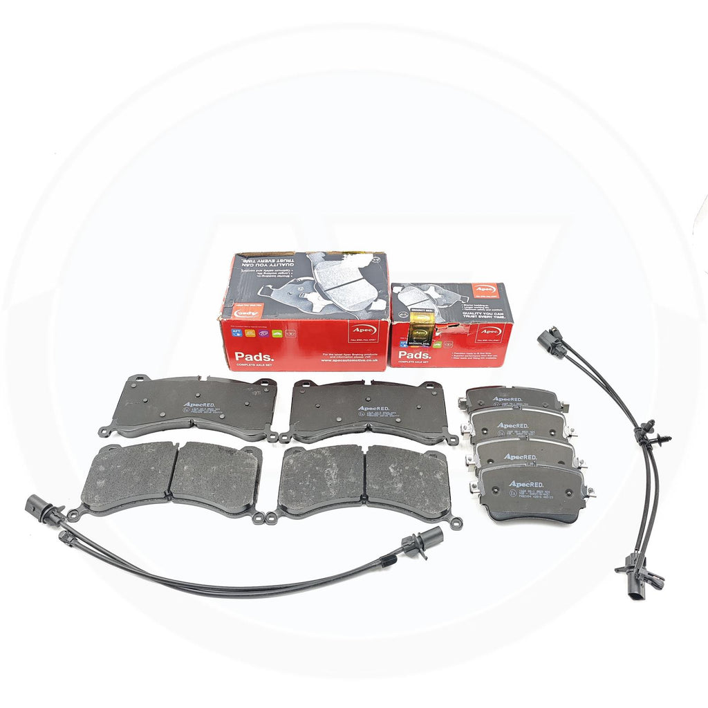 FOR AUDI SQ8 E-TRON SQ8 SPORTBACK E-TRON FRONT REAR BRAKE PADS & WEAR SENSORS