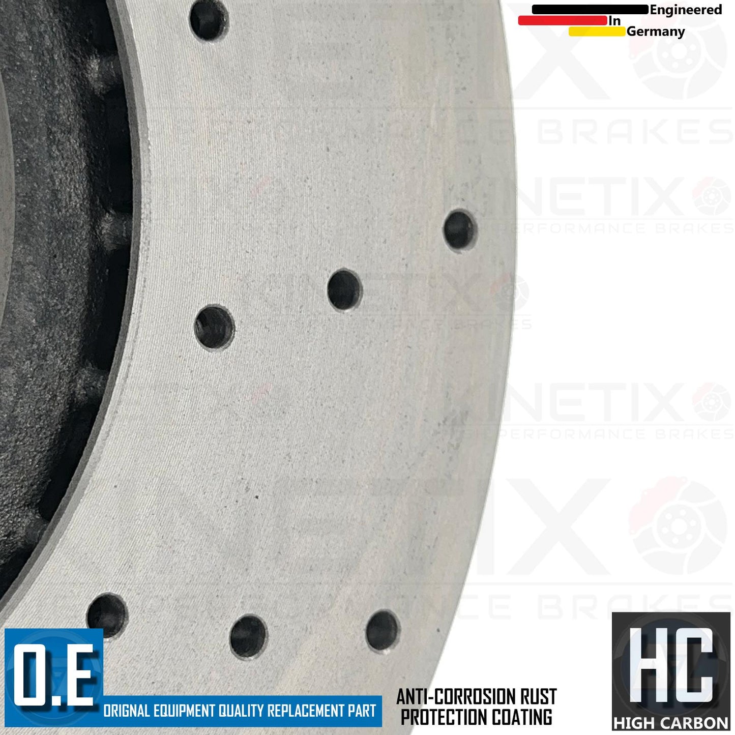FITS SUBARU LEGACY 2.5 GT 3.0 R OUTBACK 3.6 R DRILLED FRONT BRAKE DISCS 316mm