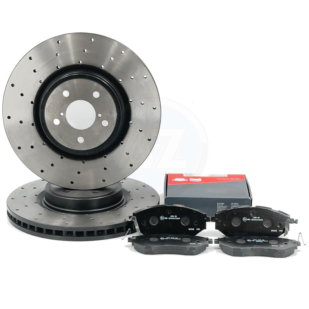 FOR SUBARU LEGACY 3.0 R SPEC B FRONT DRILLED PERFORMANCE BRAKE DISCS PADS 316mm