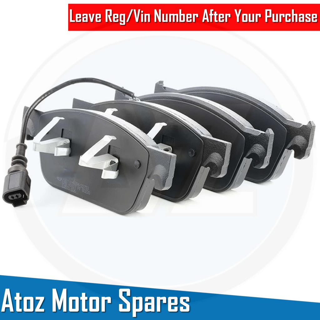 FOR VW CALIFORNIA TRANSPORTER MULTIVAN CARAVELLE T5 T6 FRONT BRAKE PADS (340mm)