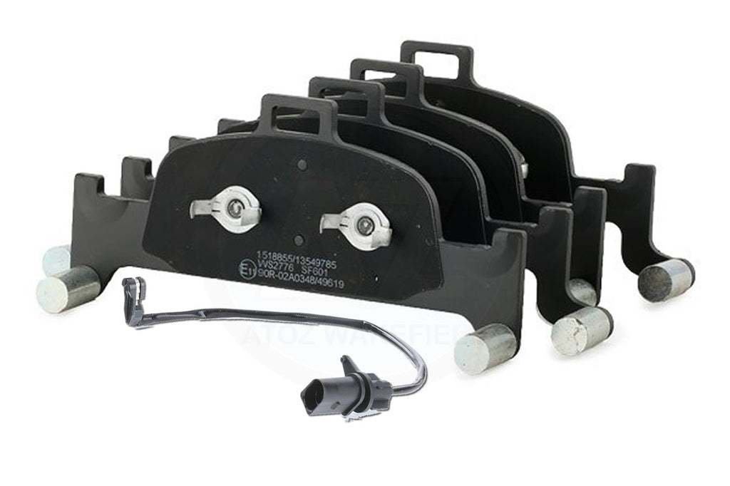 FOR AUDI A4 A5 A6 A7 Q5 FRONT BRAKE PADS SET & WEAR WIRE SENSOR LEAD