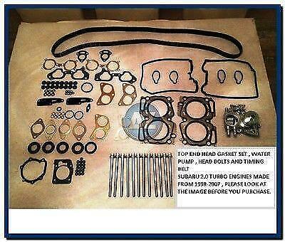PERFORMANCE UPRATED MLS METAL STEEL ENGINE GASKETS BOLTS WATER PUMP TIMING BELT