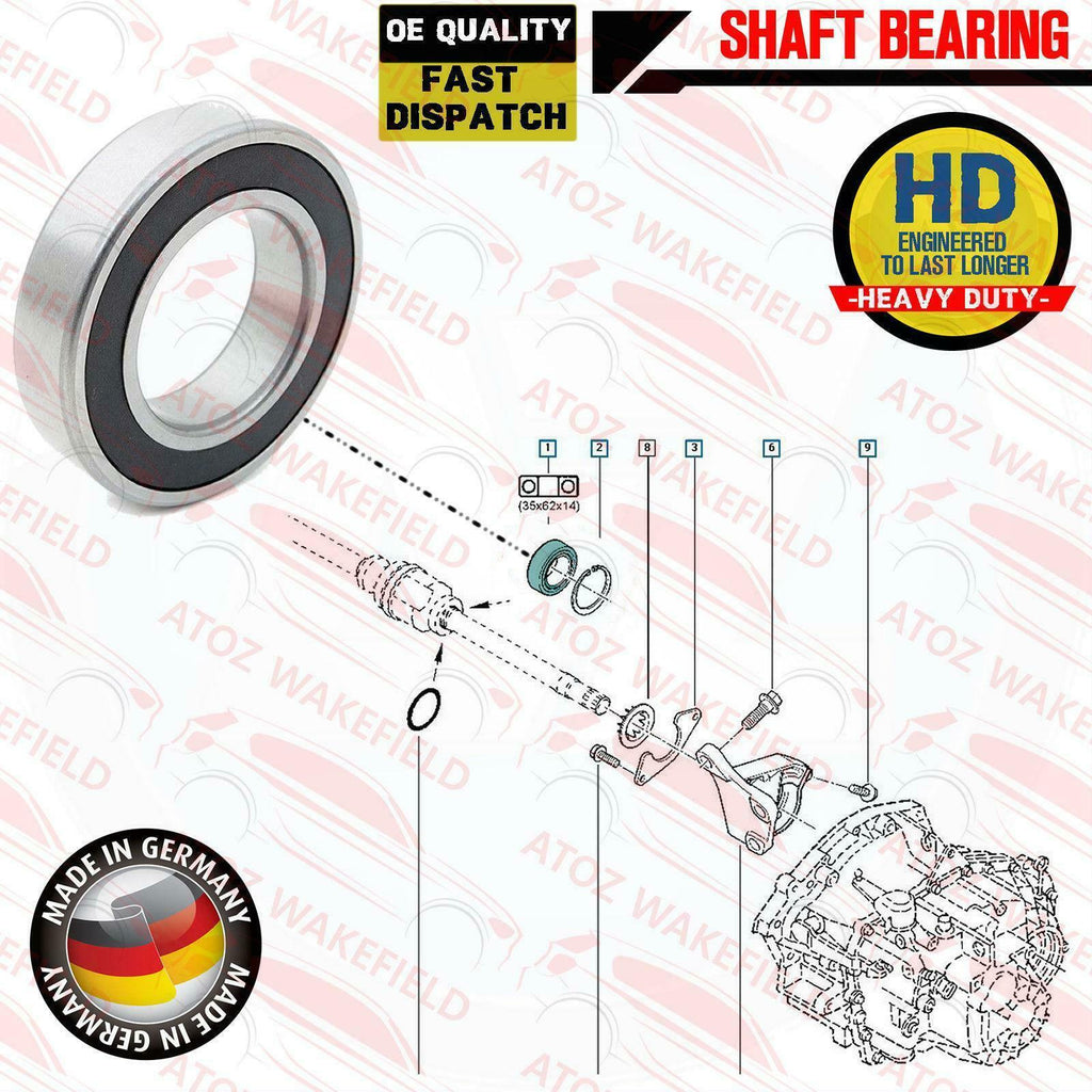 FOR RENAULT CLIO MK3 197 2.0 SPORT MEGANE 225 DRIVE SHAFT BEARING 7701071133